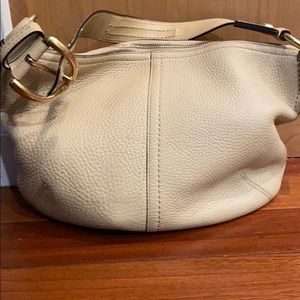 Coach leather shoulder bag